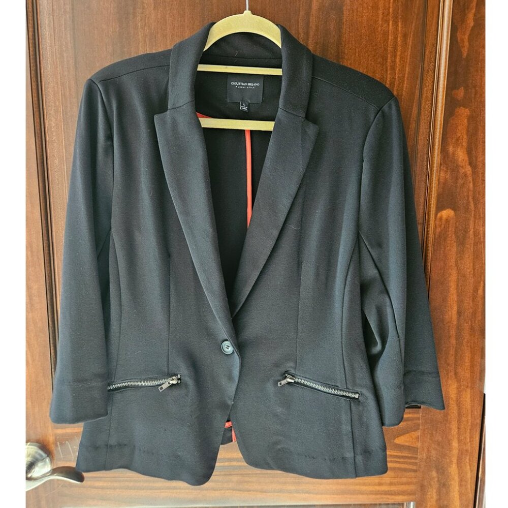 Christian Siriano Black Jacket
